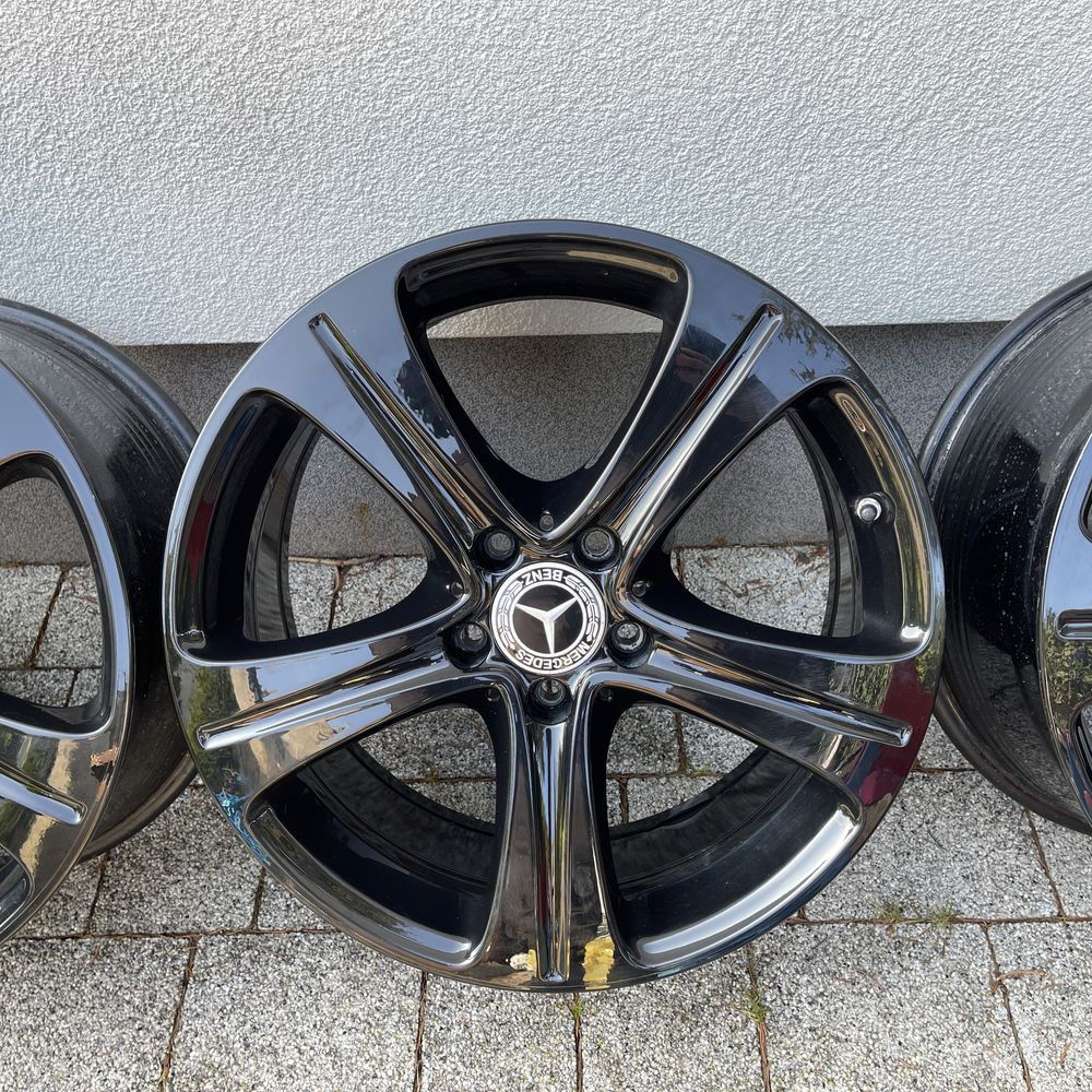 Felgi oryginalne mercedes z czujnikami 5x112 18 8j 66.6 et43