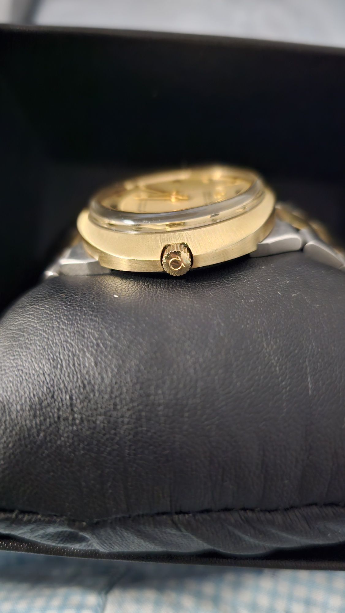 Omega Genève Dynamic Automático 41x36mm  Ouro sólido – Raríssimo