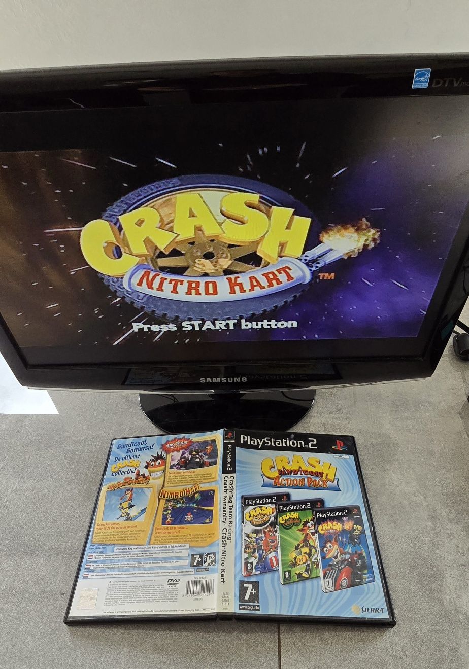 Crash bandicoot action pack PS2