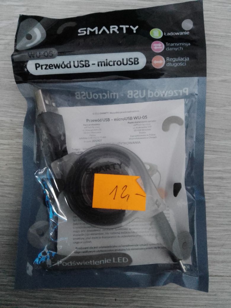 Nowy przewód micro USB