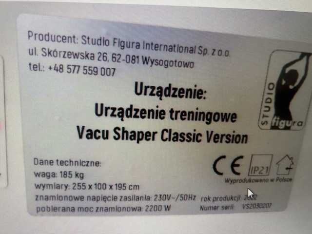 Urządzenie treningowe Vacu Shaper Classic.