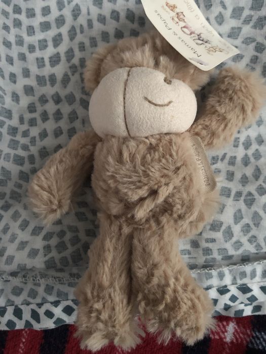 Maskotka przytulanka pluszak małpka mamas & papas nowa