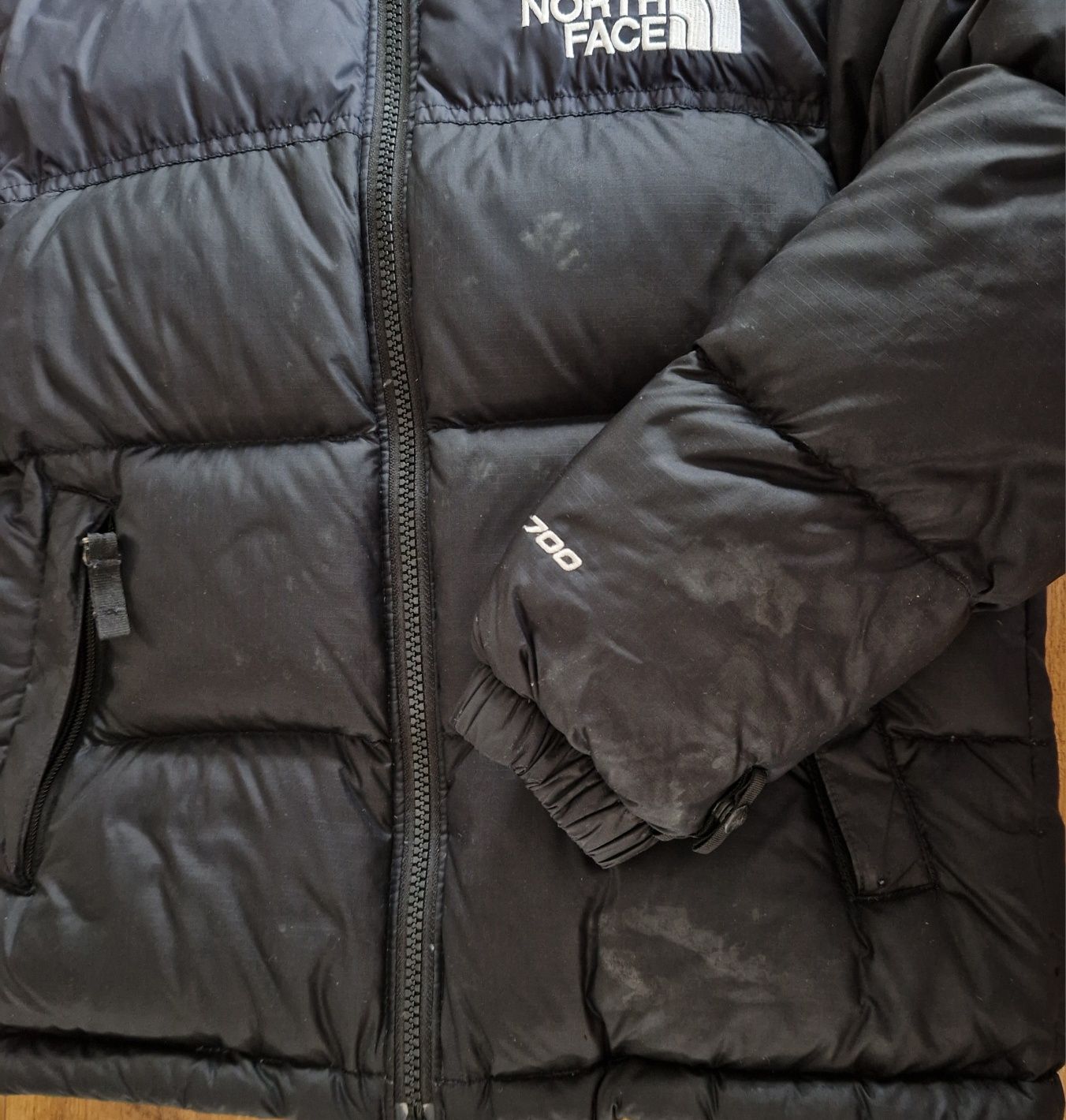 Зимняя осенняя куртка The North Face 700 рост 122-128см