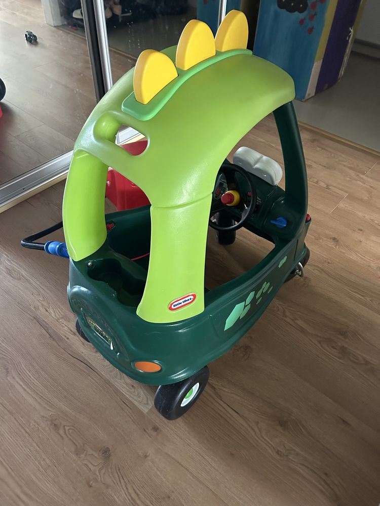 Auto jezdzik dinozaur Little Tikes ze stacją benzynową