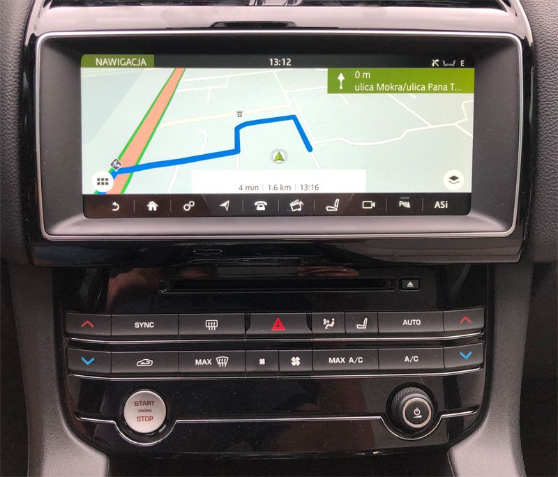 LAND ROVER zmiana regionu z USA na Europę polskie menu, mapa, radio
