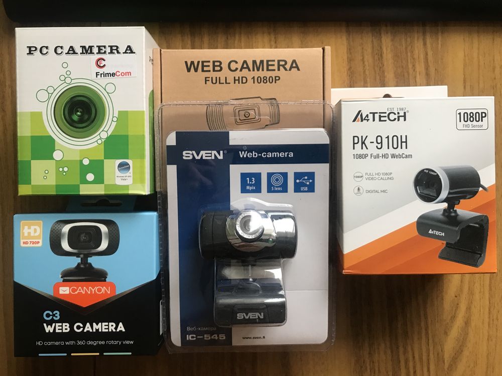 Web-камера Logitech Webcam , Merlion, Sven, Canyon, A4Tech, Brio