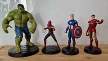 4 Figurki Marvela, iron man, Spider-Man,  Hulk, Kapitan America