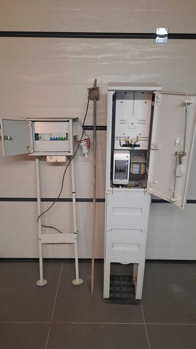 Skrzynka przyłączeniowa na prąd budowlany