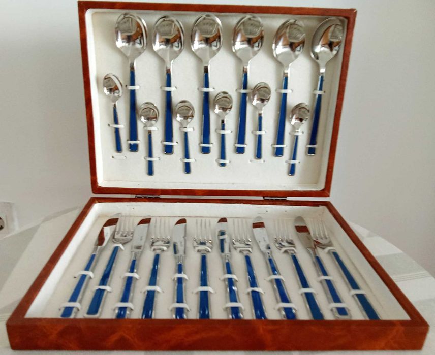 BAIXA DE PREÇO Faqueiro Mafil aço inoxidável com 24 peças