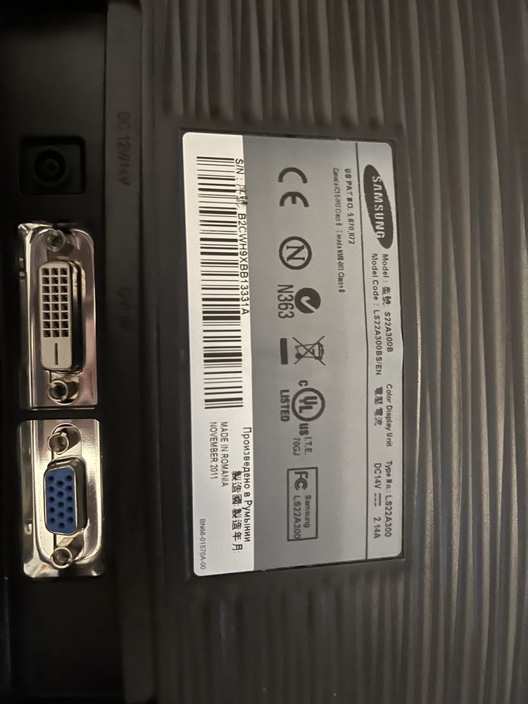 Monitor samsung SyncMaster SA300