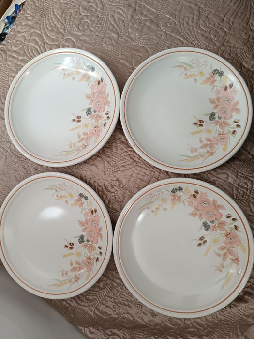 Boots Hedge Rose talerzyki vintage