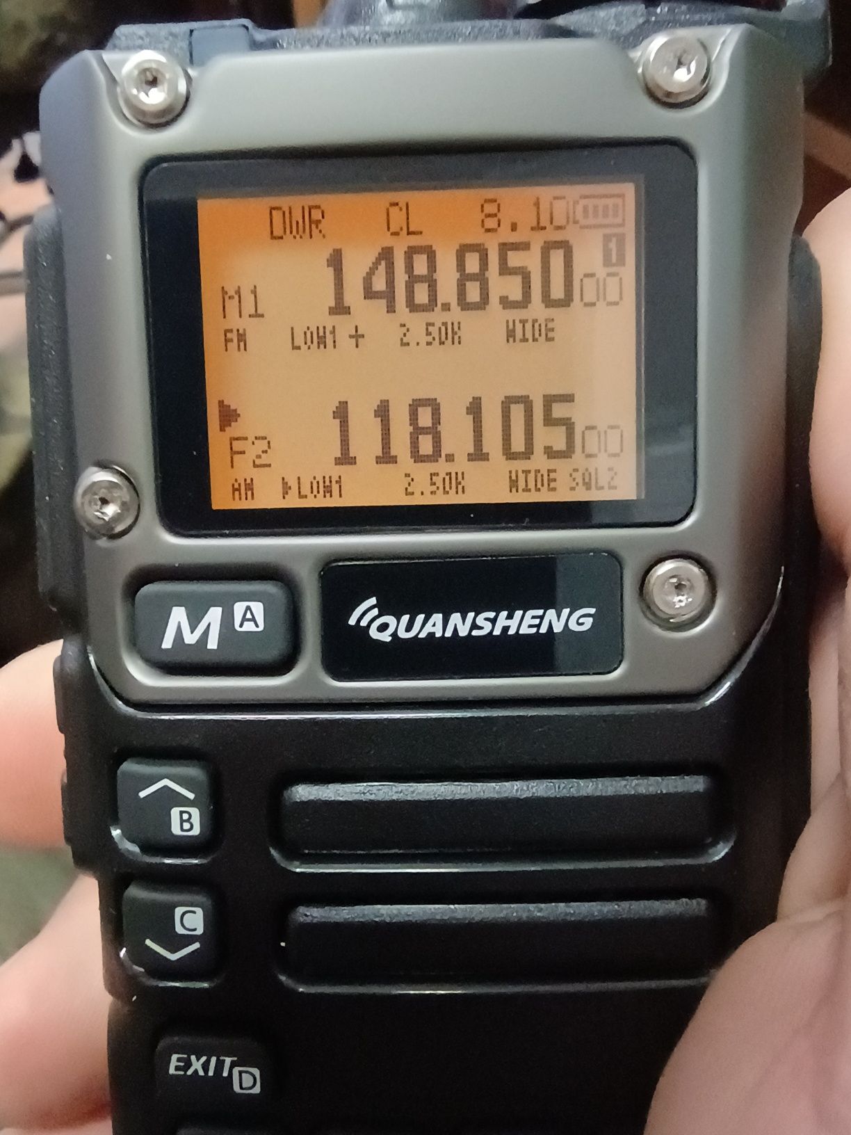 Quansheng UV K6 USB egzumer soft F4HWNn 4.0 AM FM USB air jak baofeng