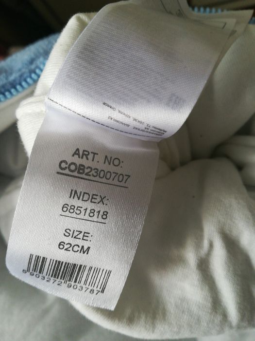 Cieplejszy kombinezonik Pajacyk.COLL CLUB Smyk. Rozm.62