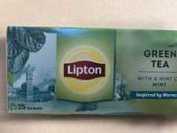 Herbata zielona mieta lipton