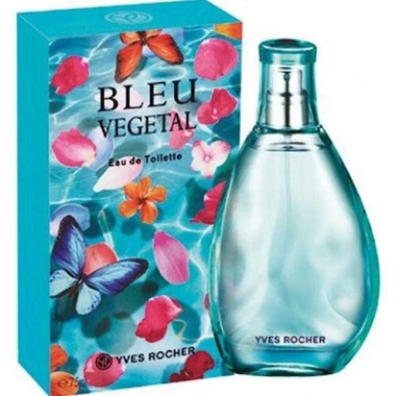 Новая туалетная вода bleu vegetal 75 мл yves rocher оригинал