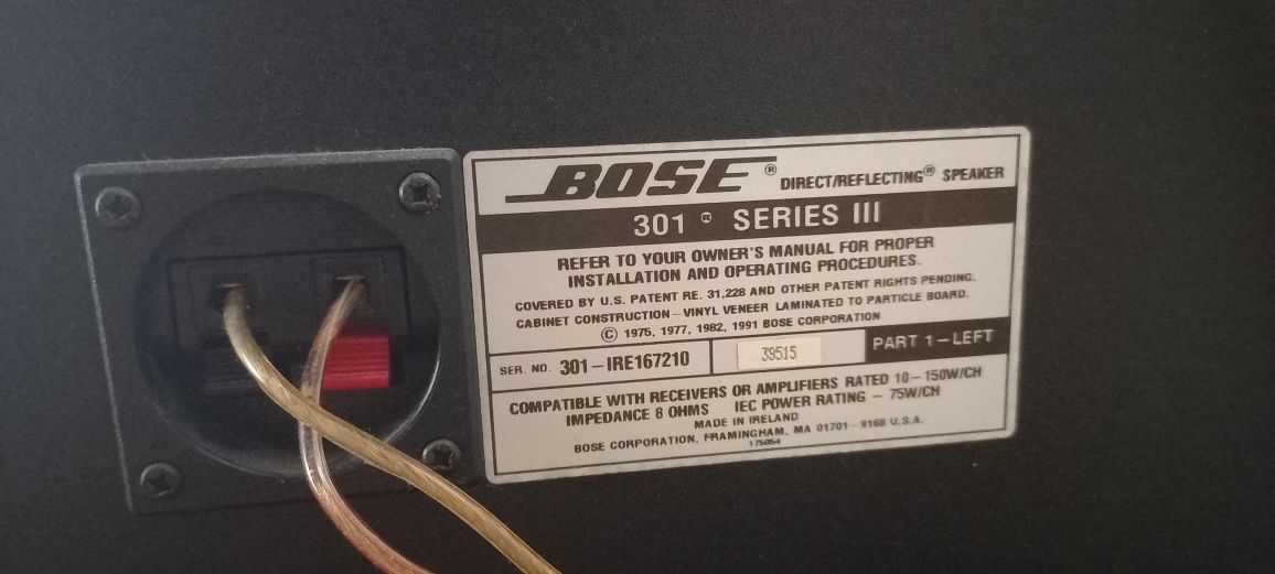 Ultimo preço - Colunas BOSE 301 Series III