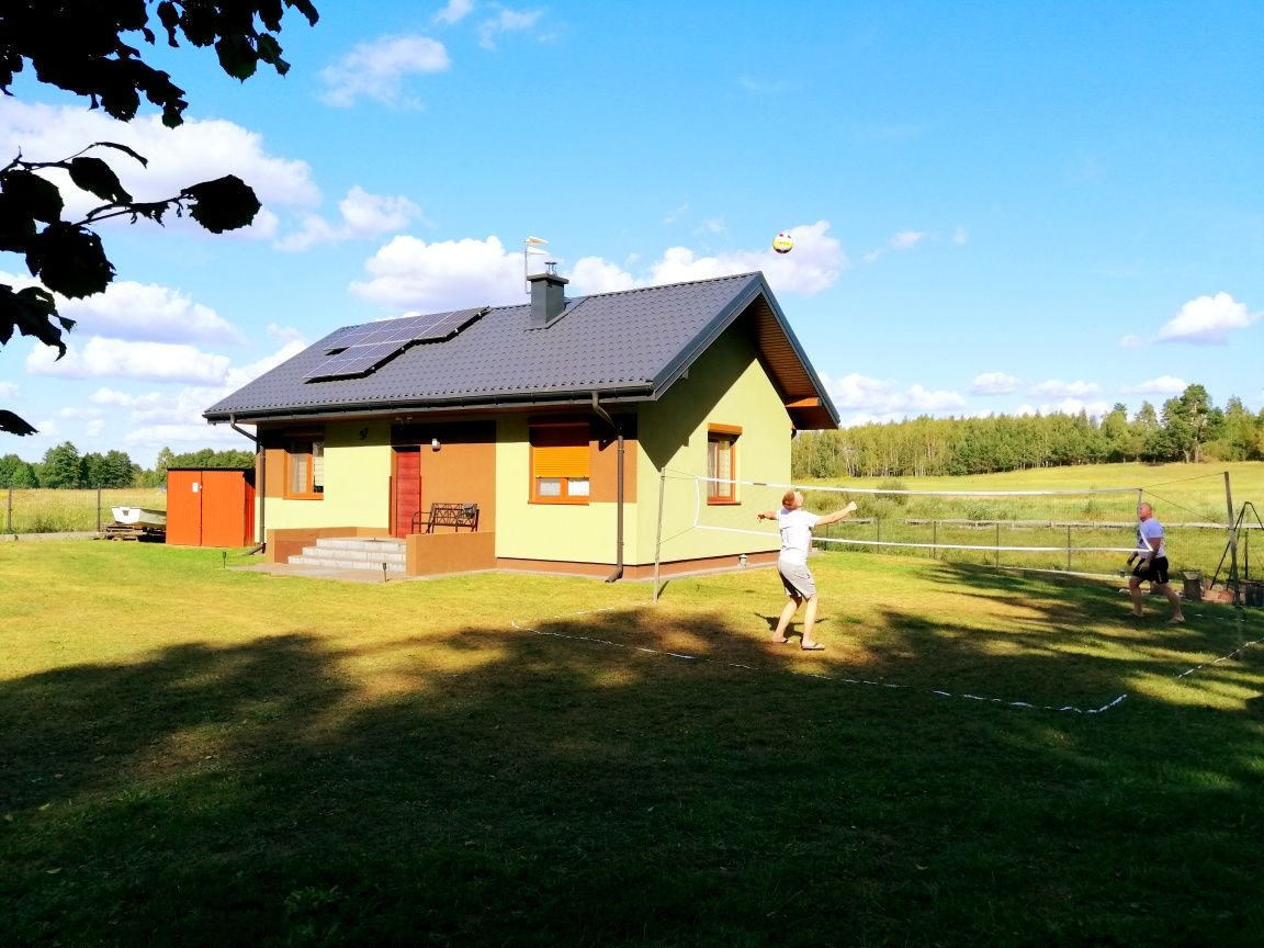 Zielony zakątek, domek 5-6 os. całoroczny, Mazury Giżycko, OKAZJA!!!