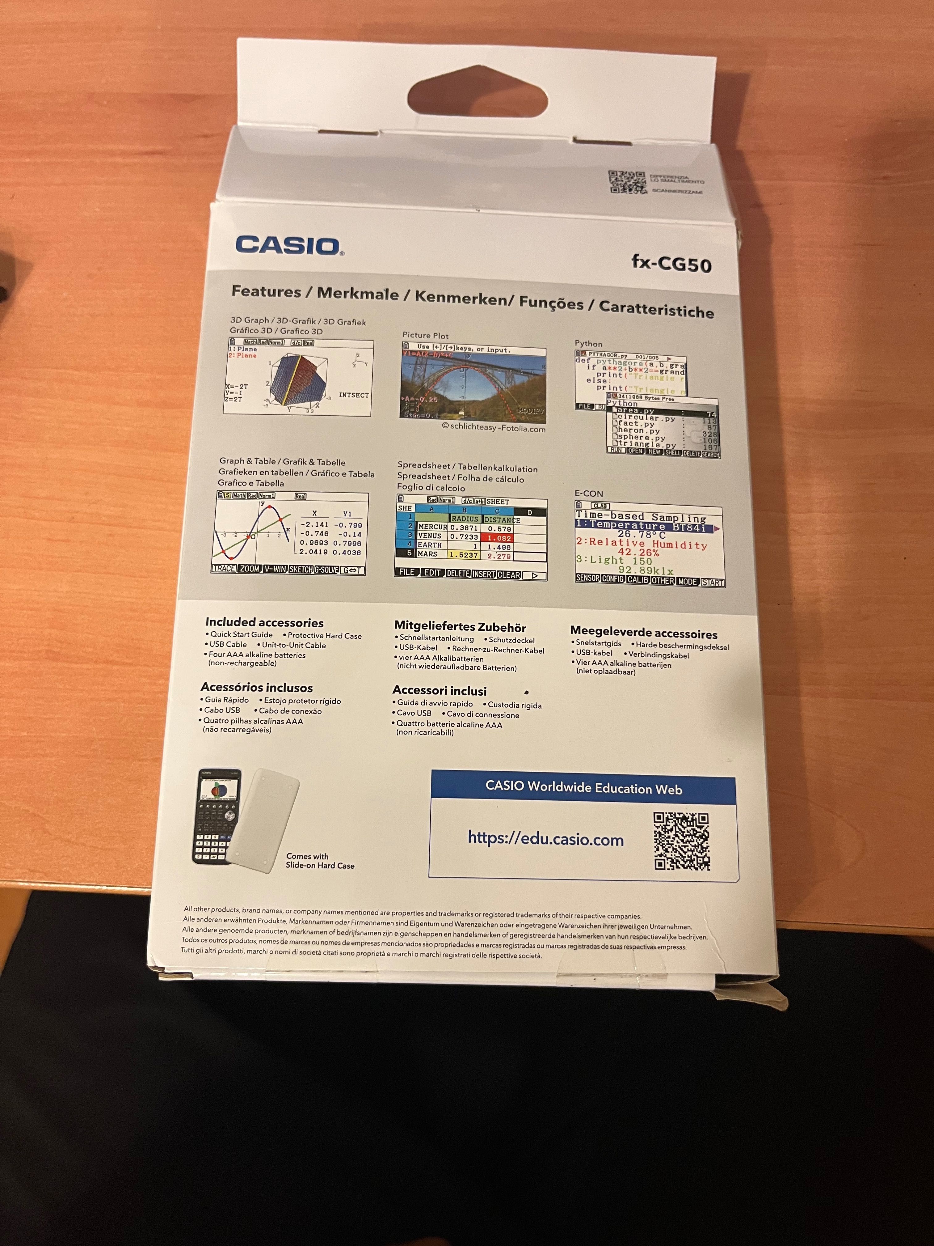 Calculadora Casio gráfica