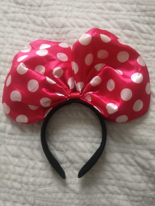 Opaska Disney różowa Mini Mouse kokardka kokardka dla dziewczynki