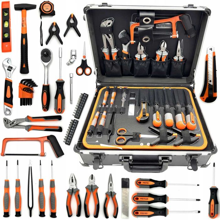 Zestaw narzędzi Kluczy Walizka narzędziowa Klucze Wkrętarki Duży XL