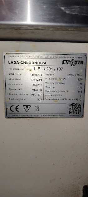 Lada chłodnicza wyposażenie sklepu