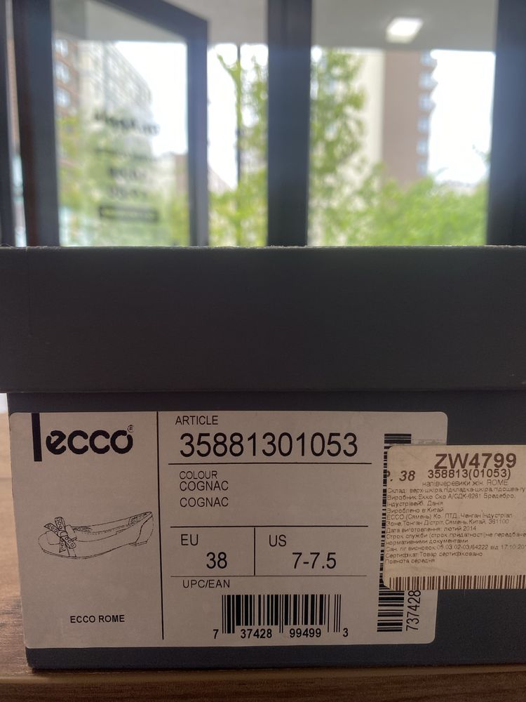 ECCO ROME (358813-01053) ZW4799 оригінал 38р