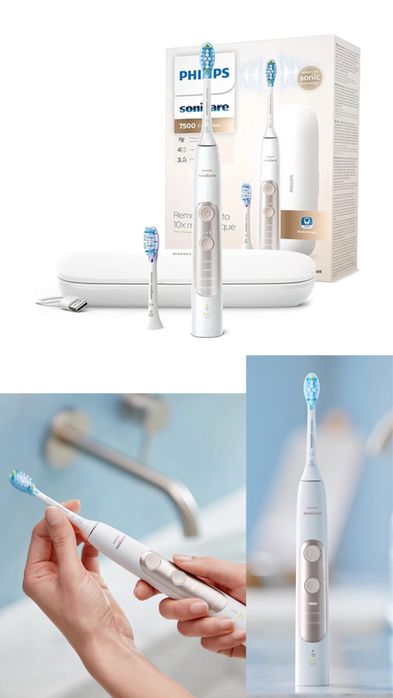 Електрична зубна щітка Philips Sonicare ExpertClean 7500 HX9691/02