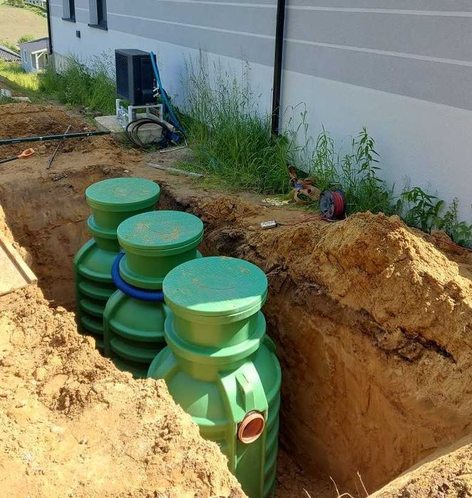 Przydomowe oczyszczalnie ścieków Szamba Montaż Oczyszczalnia