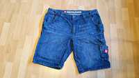 Męskie krótkie spodnie jeansowe ENGELBERT STRAUSS WORKER r.2XL st.bdb