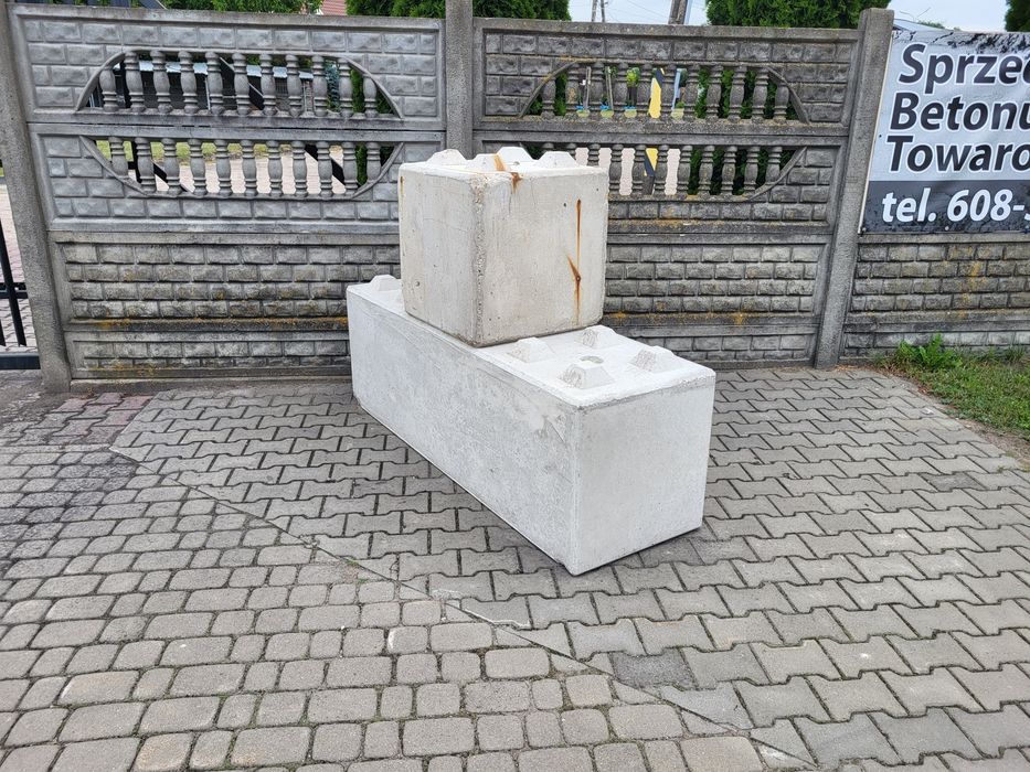 Lego bloki betonowe klocki mur zasieki bloczek zapora ściana 180x60x60