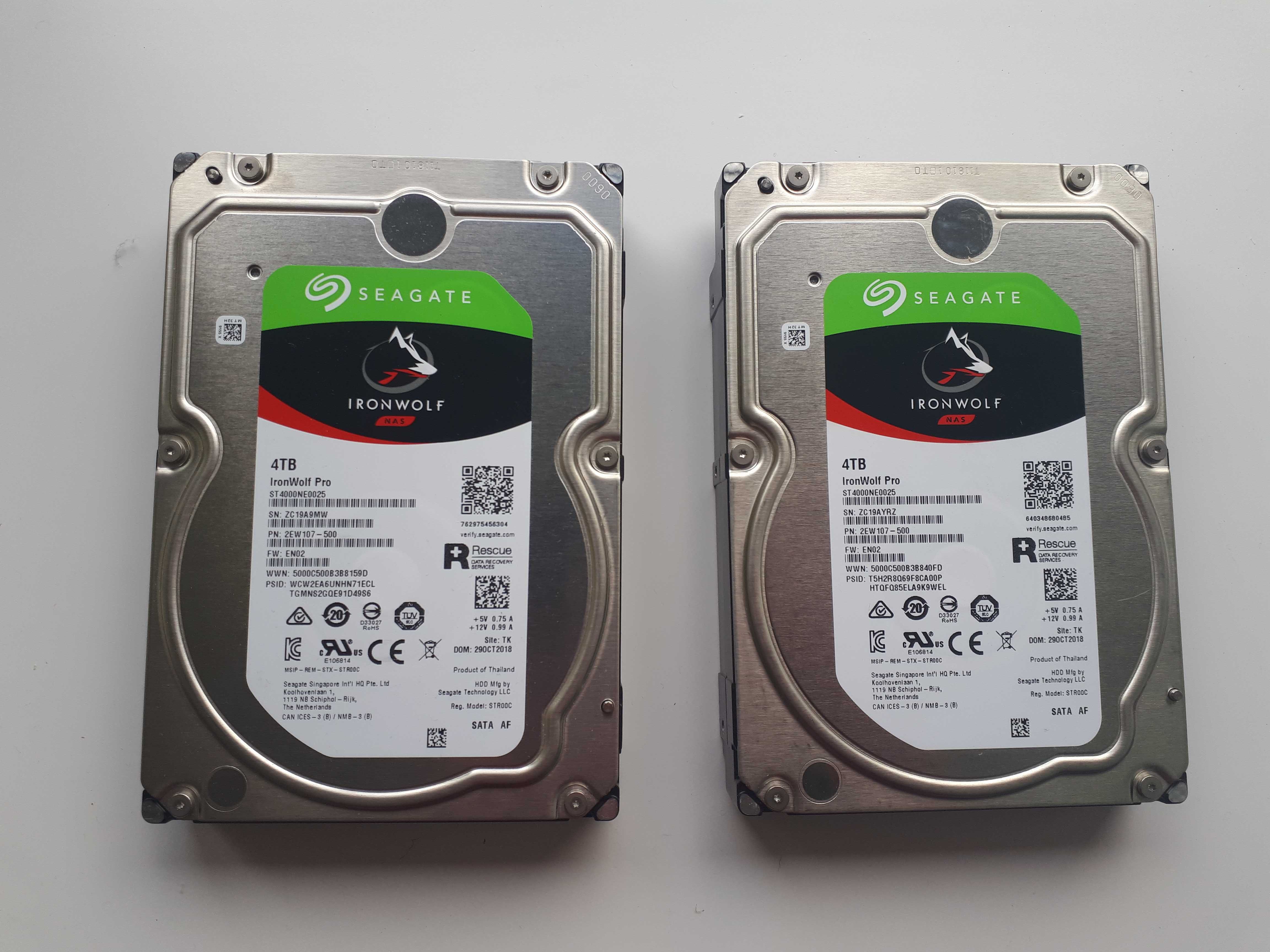 Жесткий хард диск HDD Hard Disk Seagate IronWolf Pro NAS 4TB 2шт