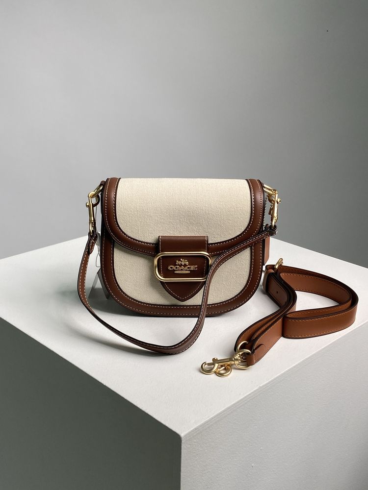 Сумка в стилі Coach Morgan Saddle Bag