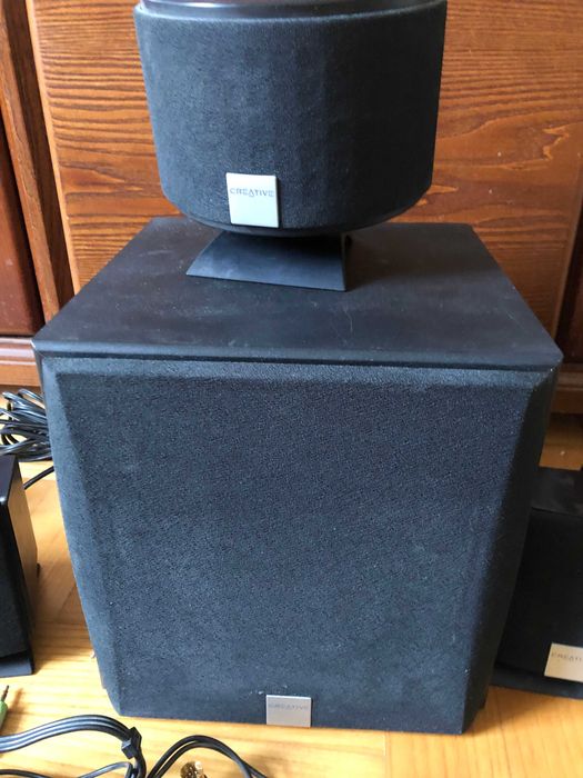 Колонки Creative Inspire 6700 6.1 + Creative Audigy 2 NX SoundblasteR