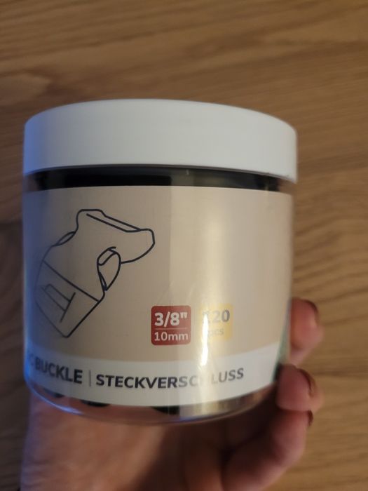 klamry plastikowe 120 szt