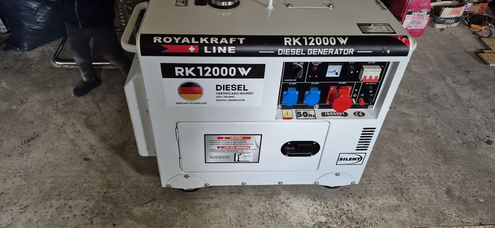 Генератор Дизельний 6.5-7kw 230v/380v ROYALKRAFT LINE RK12000W