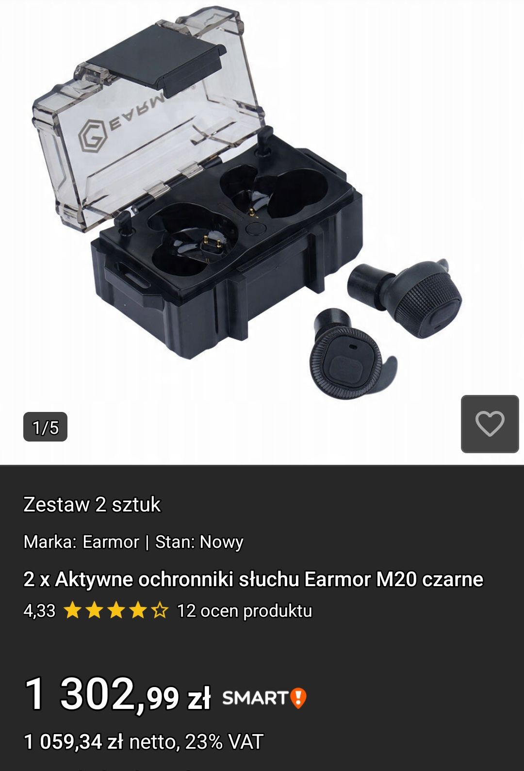 Słuchawki ochrona słuchu