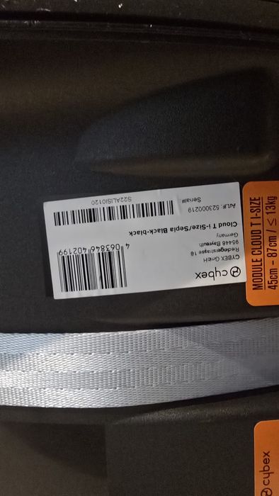 Babycoque cybex cloud T i size