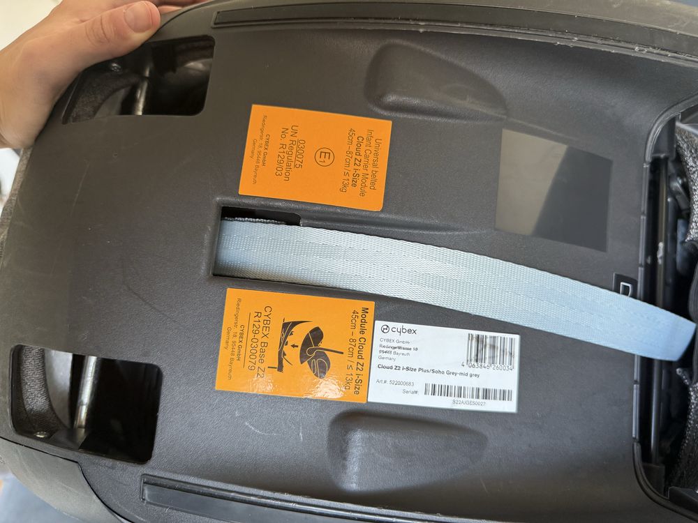 Ovo/Babycoque Cybex Cloud Z2 i-Size Plus (com redutor para RN)