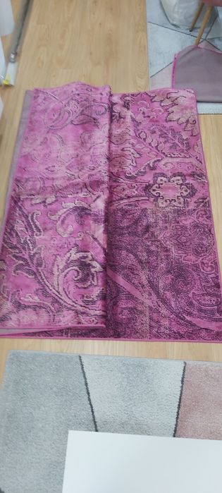 Carpetes cor de rosa conjunto