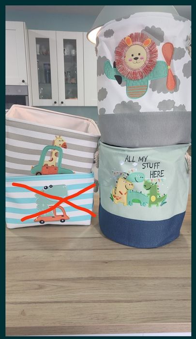 Cesto de arrumação infantil