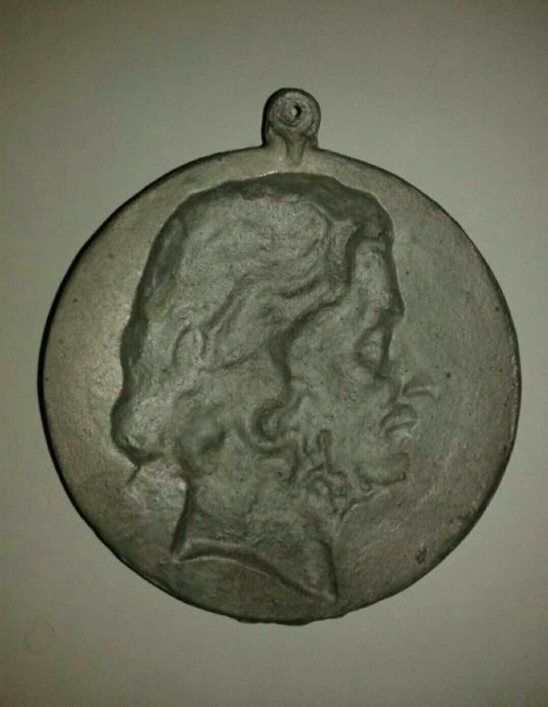 Mickiewicz odlew medalion metaloplastyka