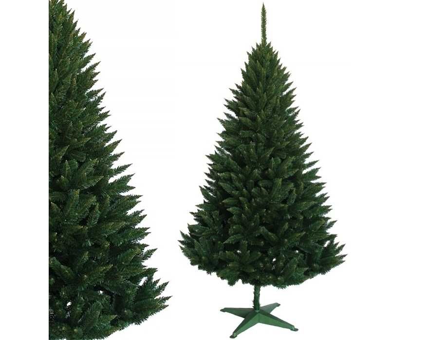 Choinka sztuczna naturalna zielona świerk bardzo gęsta choinka 120 cm