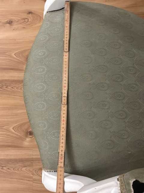 krzesło/fotel biało-zielony