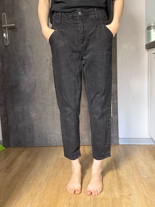 Czarne jeansy HOUSE Mom Jeans rozm. 36