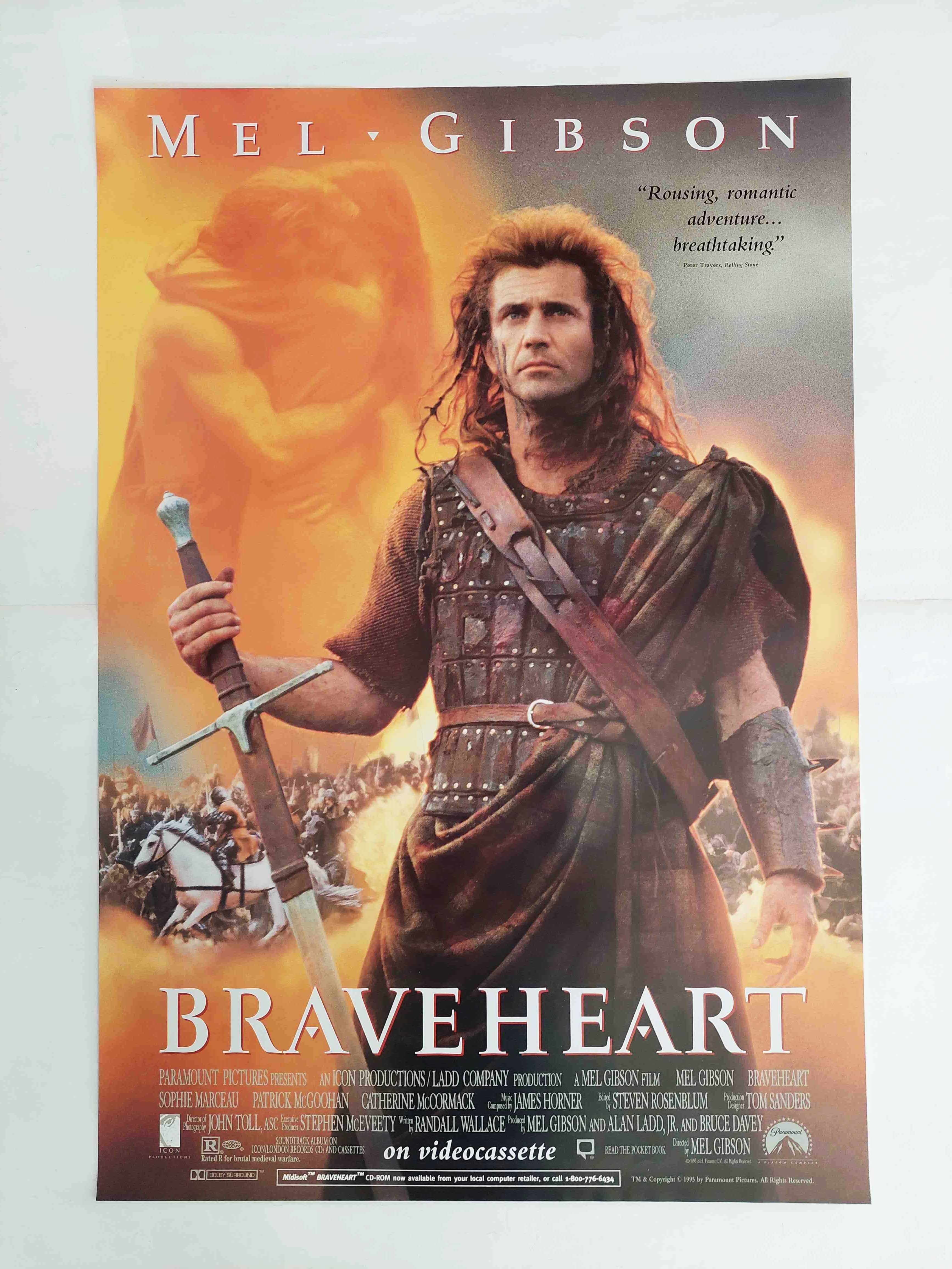 Plakat filmowy oryginalny - Braveheart - Waleczne serce