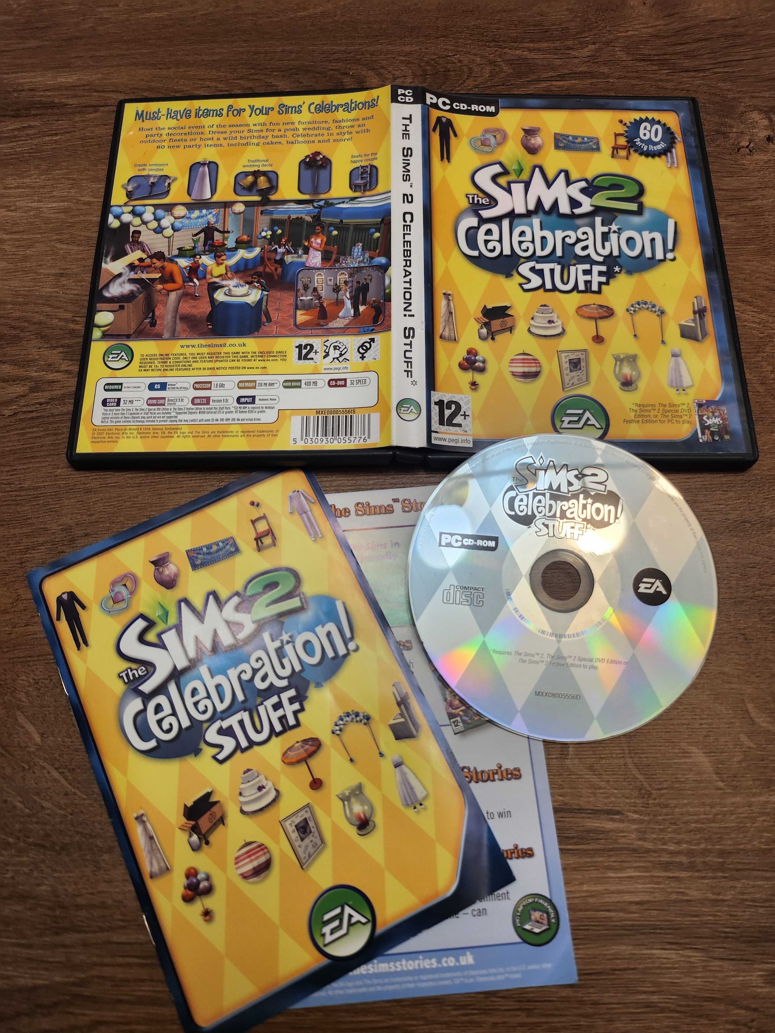 PC Sims 2 Celebration Stuff Angielska Kompletna