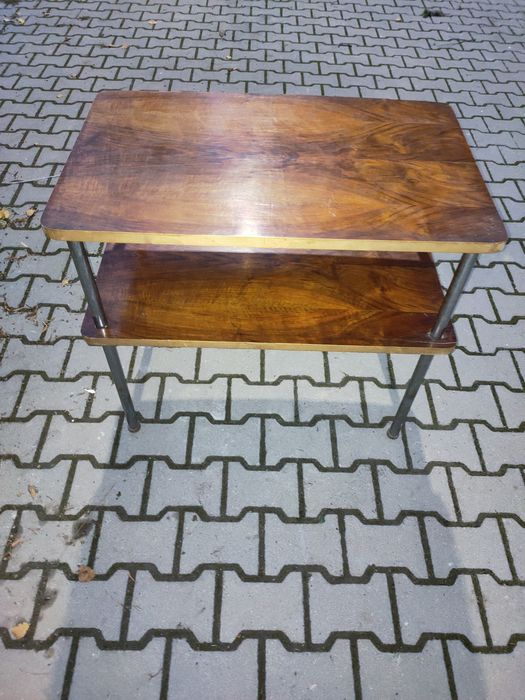 Szafka prl / stolik prl bauhaus loft fornirowany