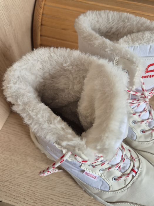 Piękne śniegowce buty zimowe damskie nieprzemakalne włoskie 38