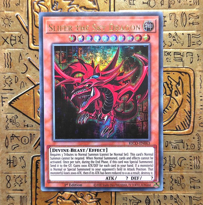 Slifer the Sky Dragon Pharaoh's Rare Yugioh