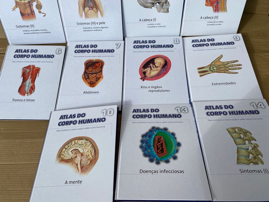 Atlas do corpo humano - 11 livros